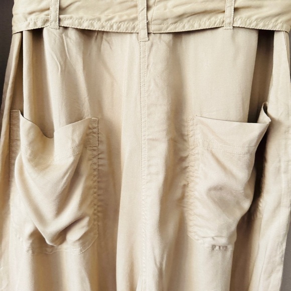 NWT ASOS Tan Jumpsuit with Belted Waist and Tapered Legs - Picture 8 of 10